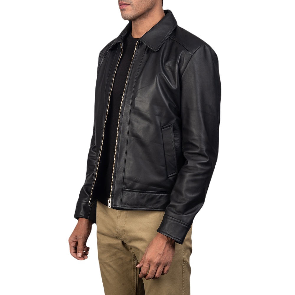 Nomad Black Leather Jacket Spencer Leather