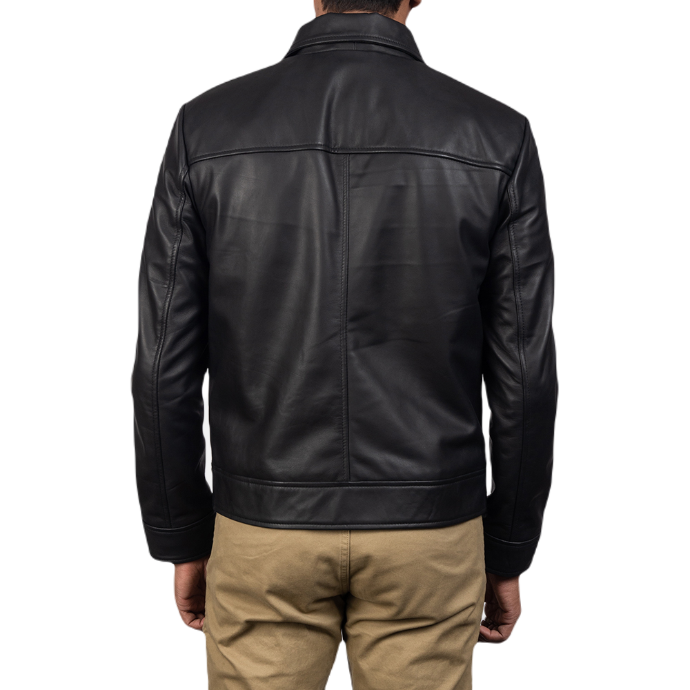 Nomad Black Leather Jacket Spencer Leather