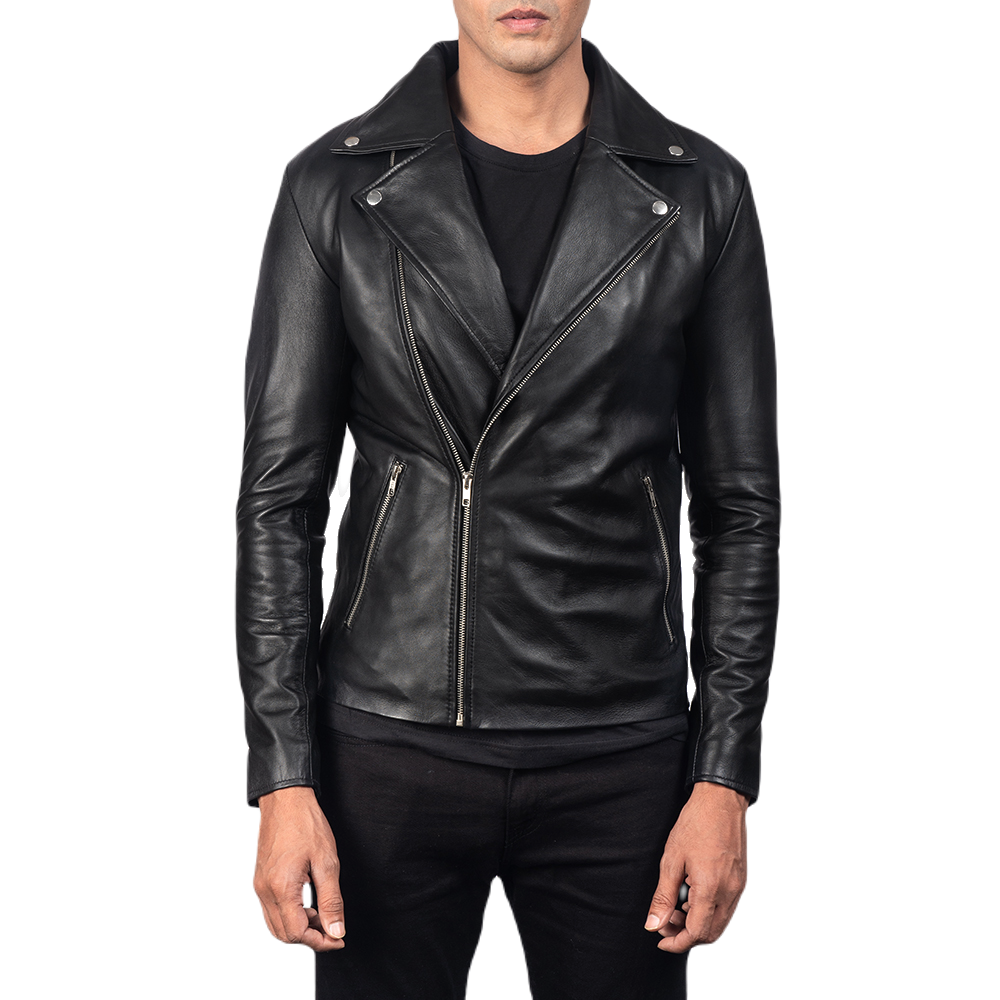 Black Trailblazer Motorcycle Jacket Spencer Leather