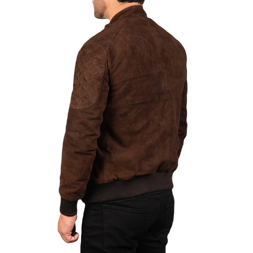 Navigator Brown Suede Leather Jacket Spencer Leather