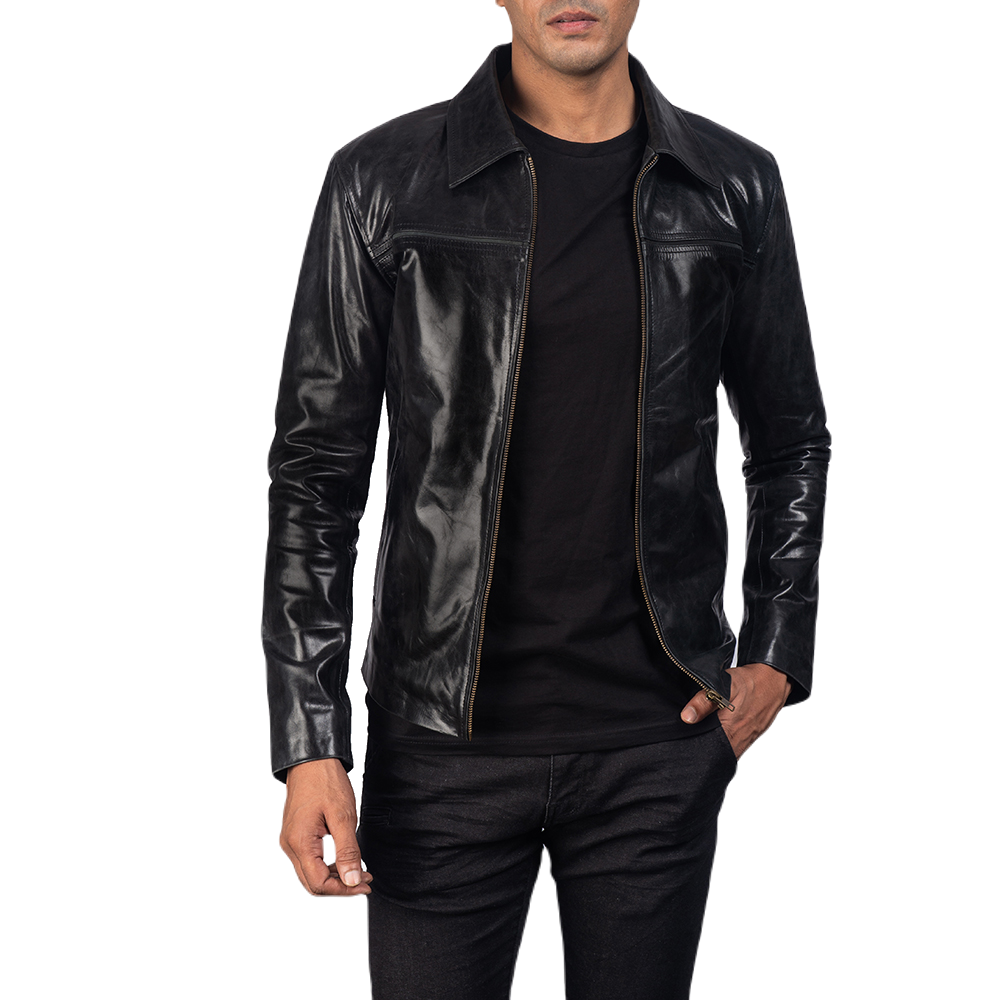 Black Pathfinder Jacket Spencer Leather