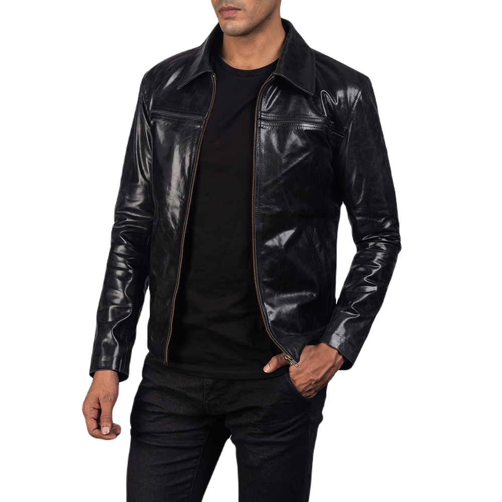 Black Pathfinder Jacket Spencer Leather